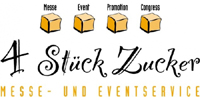 4 Stück Zucker Messe- und Eventservice GmbH